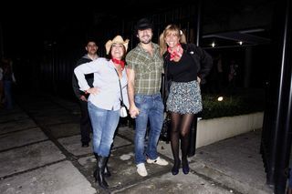 Susana Vieira e o namorado em festa junina