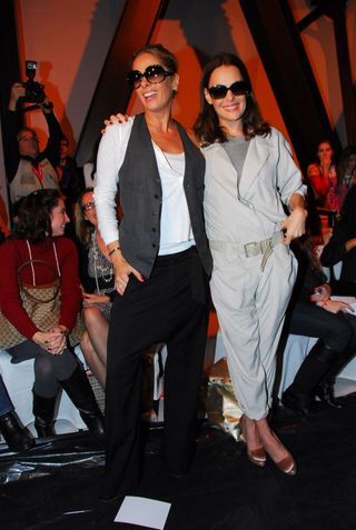Adriane Galisteu no desfile da Iódice