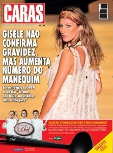 Gisele Bündchen nas capas de CARAS