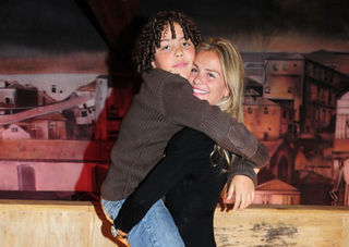 Milene Domingues e Ronald: reciclagem