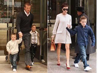 Victoria Beckham à espera de uma menina
