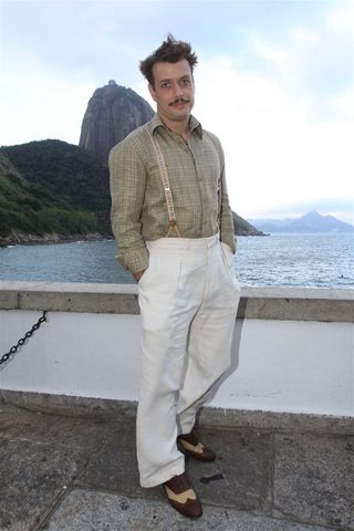 Fábio Assunção em figurino de época