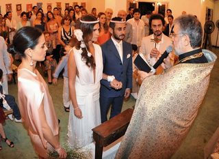 Boda praiana de Sabrina Gasperin e Ara Vartanian