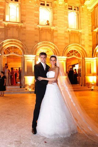 os noivos Amanda Cavalca e Mario Celso Petraglia
