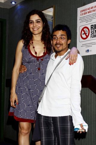 André Gonçalves e Letícia Sabatella