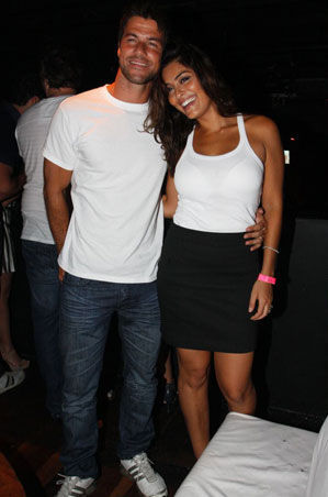 Juliana Paes e o marido Carlos Eduardo Baptista
