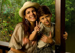Ações de Nívea e seu filho pelo planeta