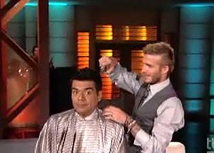 Beckham diz cortar os próprios cabelos
