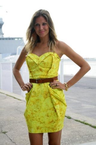 Ellen Jabour circula pelo Fashion Rio