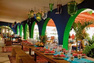 A decoração da Ilha de CARAS 2010 – Varanda/Restaurante