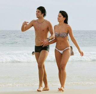 Gustavo Leão com Marcela
