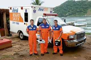 Equipe médica à disposição