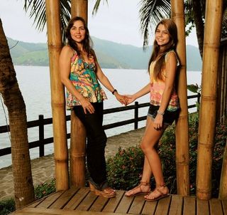 Forte amizade de Lueli e Luma Antunes