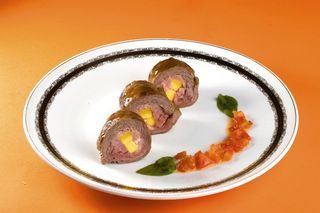 Bife de alcatra recheado