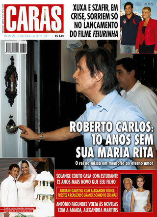 Roberto Carlos nas capas de CARAS