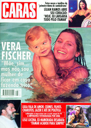 Mães e filhos nas capas de CARAS