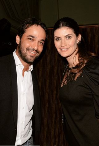 Fiorentino: no sofá com seu amor