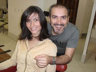 Mulher de Daniel renova o visual