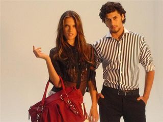 Jesus Luz e Alê Ambrósio em campanha