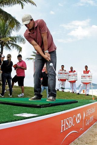 Rodrigo Lombardi: paixão pelo golfe