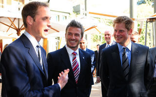 Encontro de Beckham e princípes
