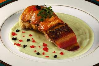 Gourmet: cauda de lagosta ao molho branco