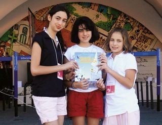 As irmãs Tamara, Laura e Marininha Klink