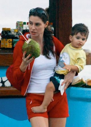 Lavínia Vlasak com Felipe