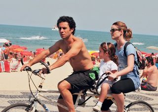Carolina com Maurício e Cora