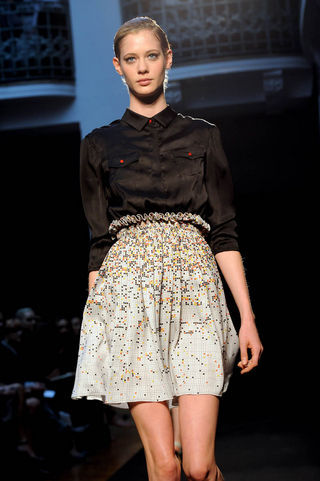A passarela do Fashion Week de Milão