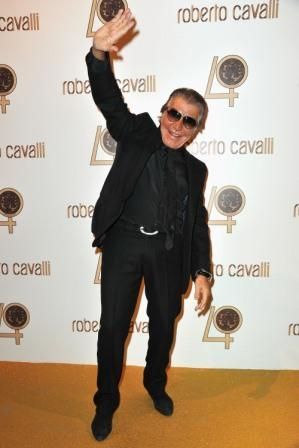 Roberto Cavalli em festa estrelada
