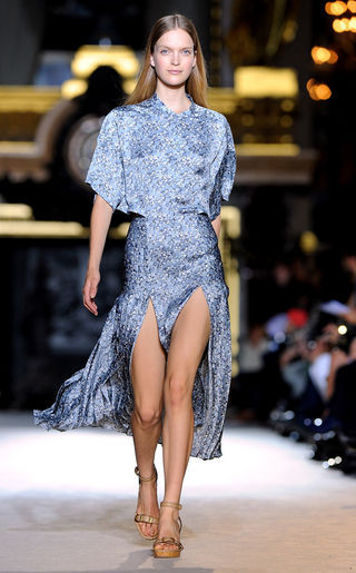 A passarela do Fashion Week de Paris