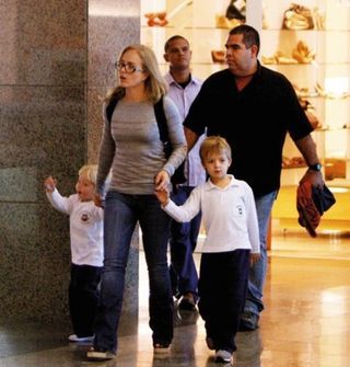 Angélica e sua rotina de mãe