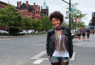Sheron Menezzes e a emoção de andar pelo Harlem