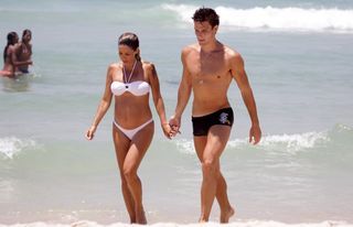 Danielle Winits já está na maternidade