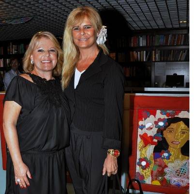 Bya Barros e Silvia Bruno juntas em dia especial