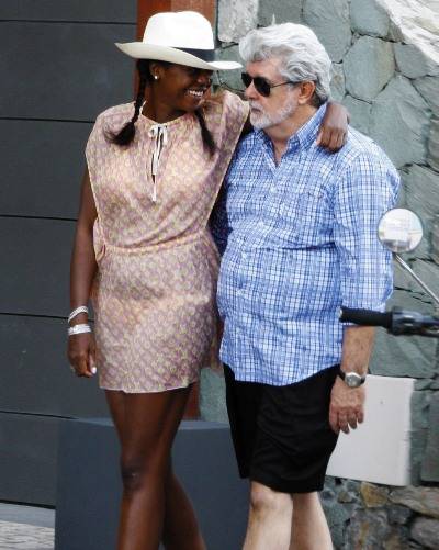 Casal George Lucas e Mellody