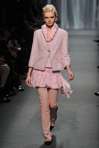 Desfile Chanel na Semana de Moda em Paris