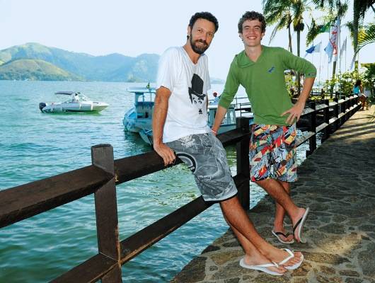Luiz Nicolau com Vitor Thiré