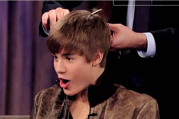 Brincadeira de Justin Bieber
