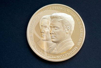 Moeda para casamento de William e Kate