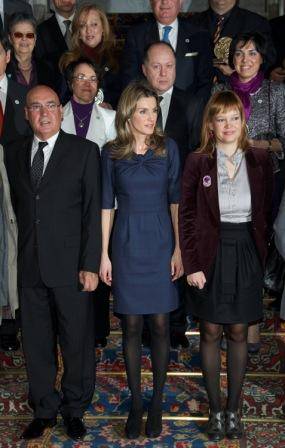 Princesa Letizia: elegante no Senado