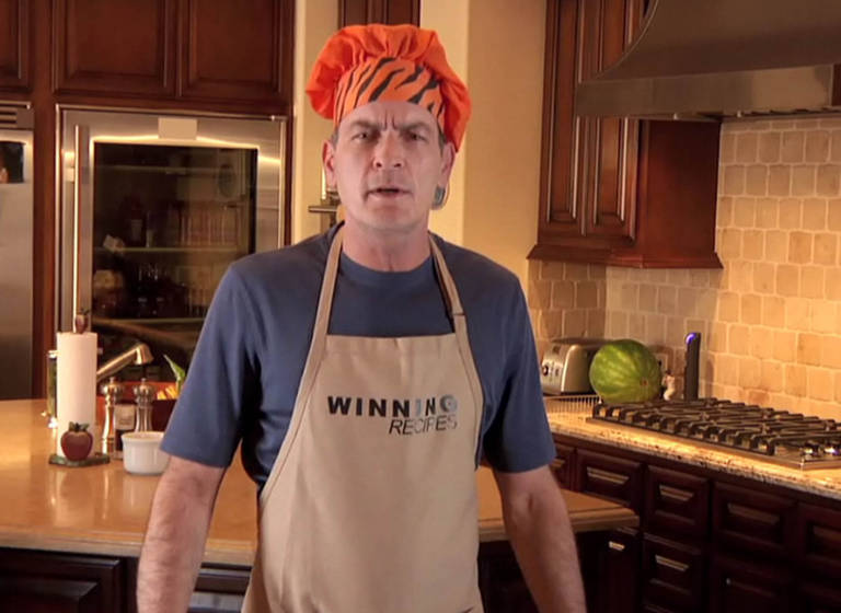 Sheen apresenta programa de culinária