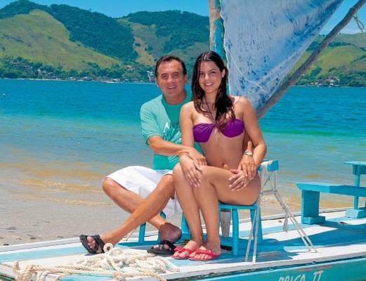 Ricardo Rique e Camila Adams