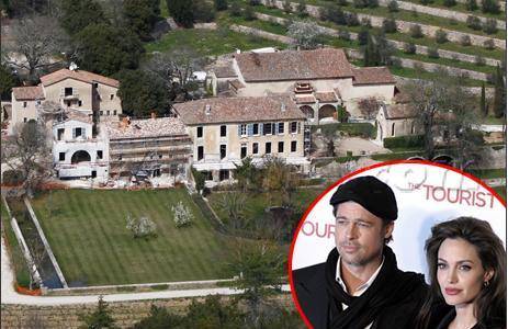 Brad e Angelina reformam palácio francês