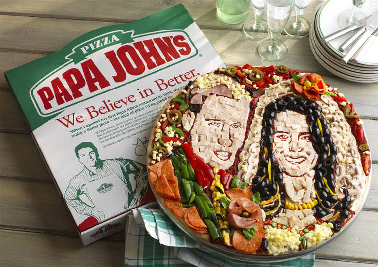 Príncipe William e Kate viram até pizza!