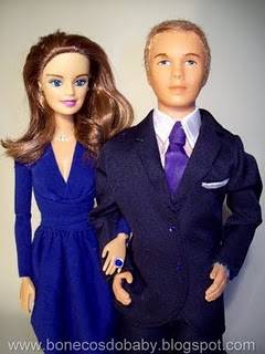 Kate e William viram bonecos no Brasil