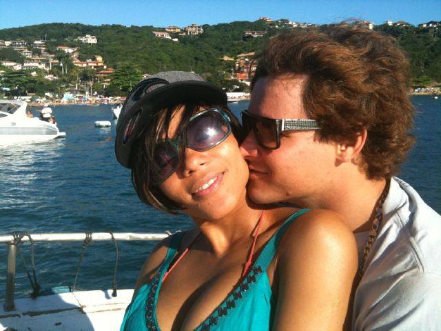 Felipe Dylon com a nova namorada