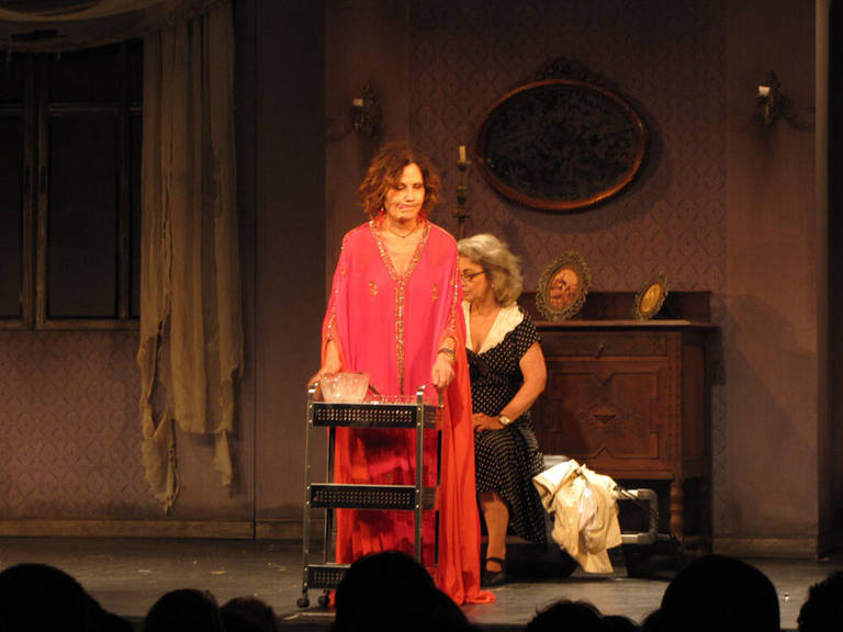 Rosamaria Murtinho vira hippie no teatro