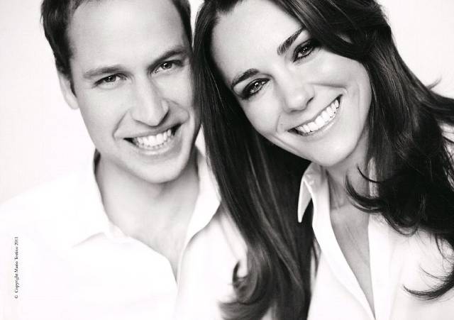 Nova foto oficial de William e Kate